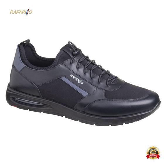 Sapato Masculino de Couro Rafarillo Amortecedor AIR 73008 Sapato
