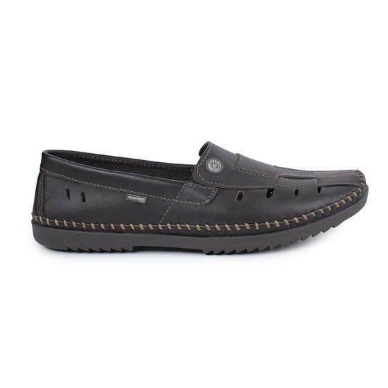 Imagem de Sapato Masculino Freeway Mocassim Turin Couro Marrom Malbec - 3748