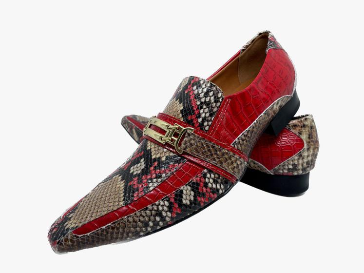 Sapato Social Masculino Italiano Sapatos Masculinos Vermelhos