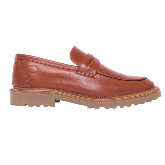 Imagem de Sapato Masculino Loafer Viena Masculino em Couro Legítimo Tratorado Castor