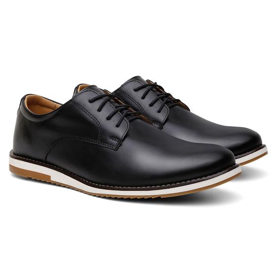 Imagem de Sapato Masculino Oxford Em Couro Casual Conforto Elegância