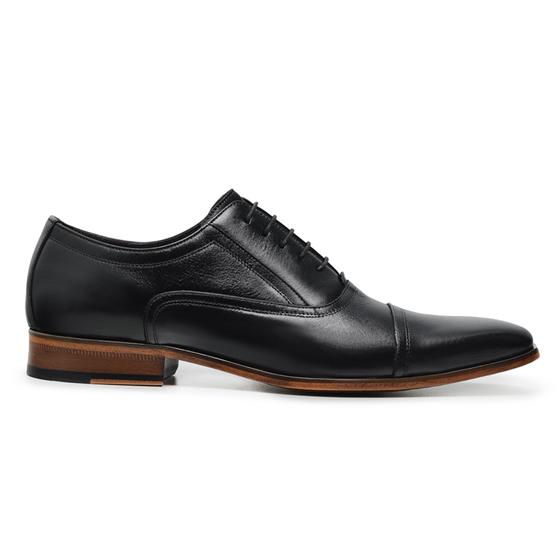 Imagem de Sapato Masculino Oxford Social em Couro Sapato Social Oxford Sapato Festa Sapato Casamento
