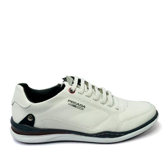 Sapato Masculino Pegada Napa Soft Branco Sapato Casual Masculino