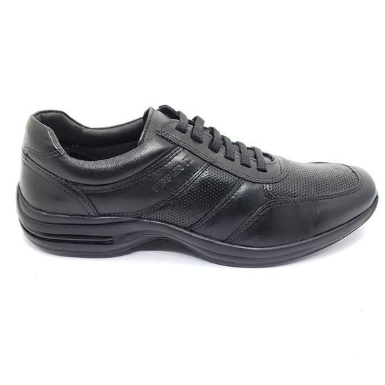 Imagem de Sapato Masculino Social Air Preto - Cód 53104  Tam 43