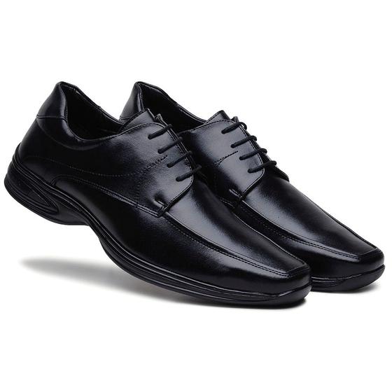 Imagem de Sapato Masculino Social Comfort Macio Preto 35000