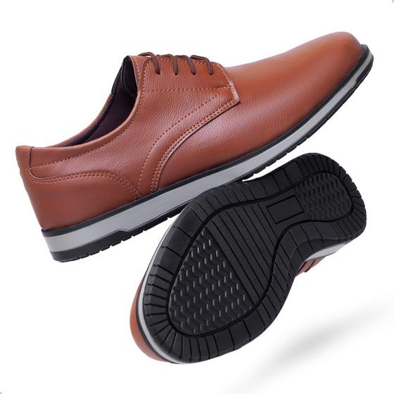 Imagem de Sapato Masculino Social Esporte Fino Oxford Confortável Luxo