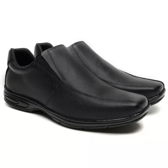 Imagem de Sapato Masculino social ortopédico antistress confortavel 37 ao 44