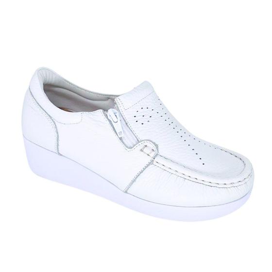 Imagem de Sapato Mocassim Anabela Usaflex com Ziper