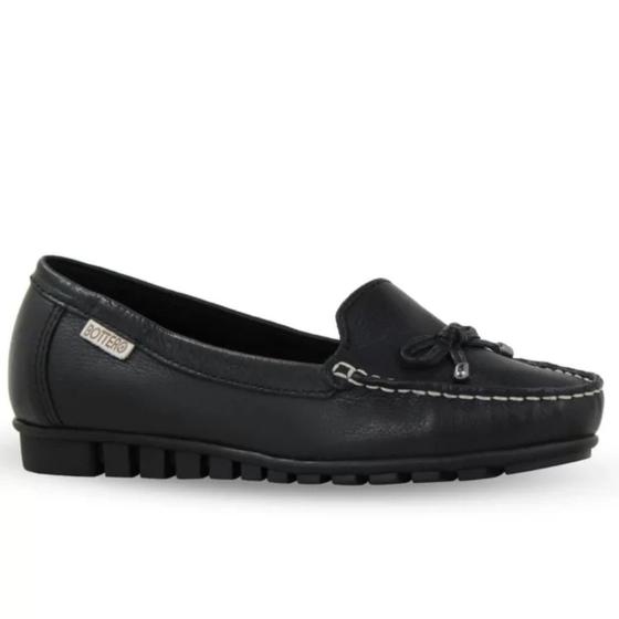 Imagem de Sapato Mocassim Feminino Bottero Couro - Preto