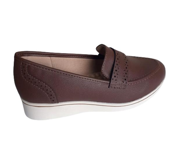 Imagem de Sapato Mocassim Feminino Modare Ultra Conforto Reflex Sense Cafe  S504