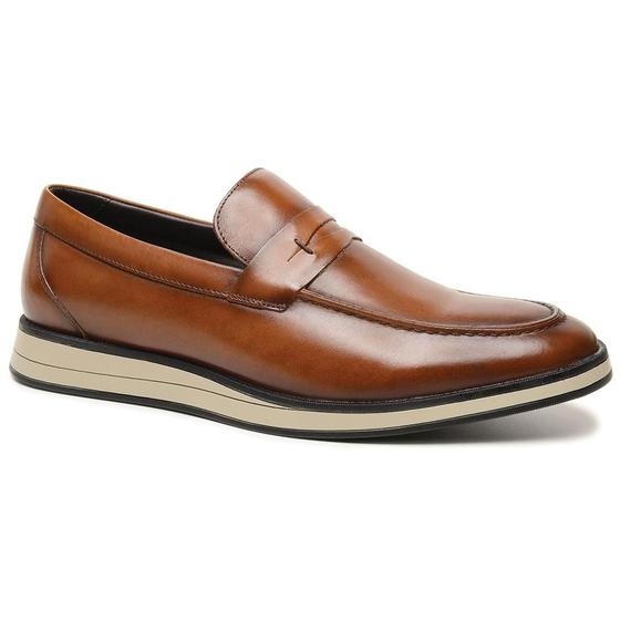 Imagem de Sapato Mocassim Loafer Casual Couro Masculino Confortável