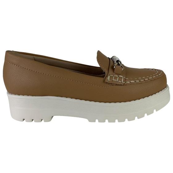 Imagem de Sapato Mocassim Loafer Feminino Modare Salto Tratorado