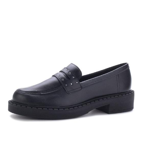 Imagem de Sapato Mocassim Loafer Tratorado Feminino Sua Cia Preto