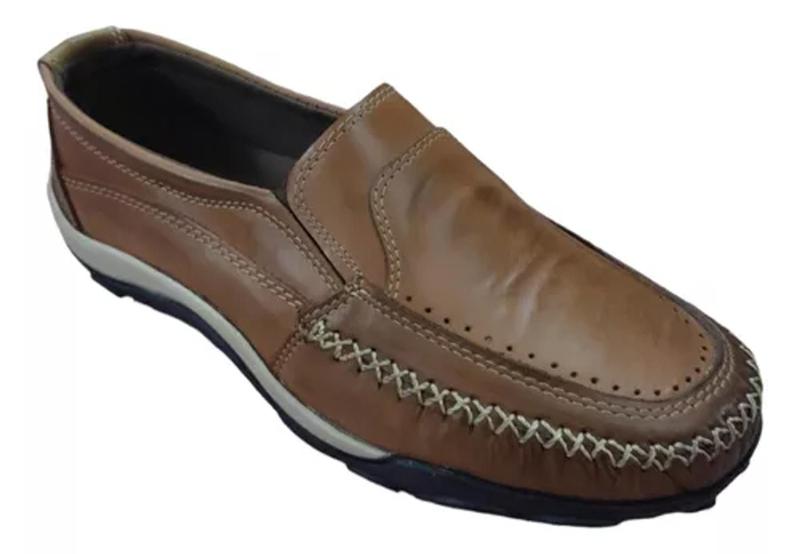 Imagem de  Sapato Mocassim Maculino Onda Surf Couro-3300 / (10048)