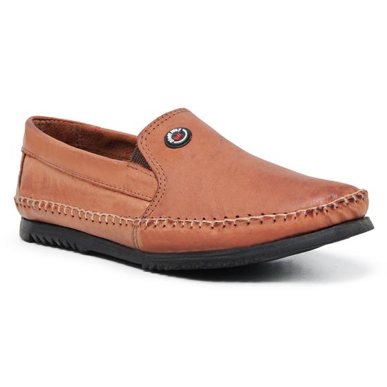 Imagem de Sapato Mocassim Masculino Casual Social Sapatilha de Couro Legitimo Confortável 37 ao 44