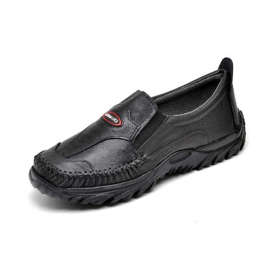 Imagem de Sapato Mocassim Masculino Couro Macio Resistente Conforto