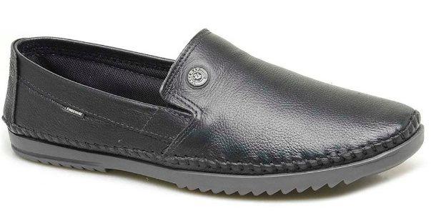 Imagem de Sapato mocassim Masculino Free Way Couro Preto Casual 4001