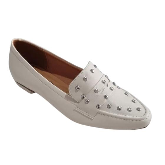 Imagem de Sapato Mocassim Sapatilha Feminino Taxas Tachinhas Luxo Chique 1351.110