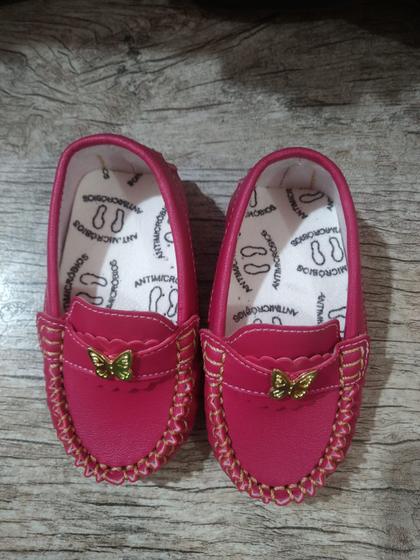 Imagem de Sapato Mocassim Tata Kids Pink N:21