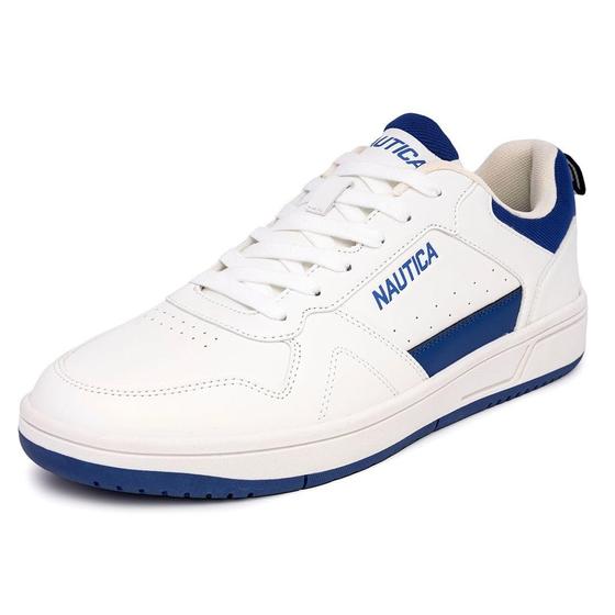 Imagem de Sapato Nautica Bence-White Royal Fashion, tênis masculino, tamanho 8