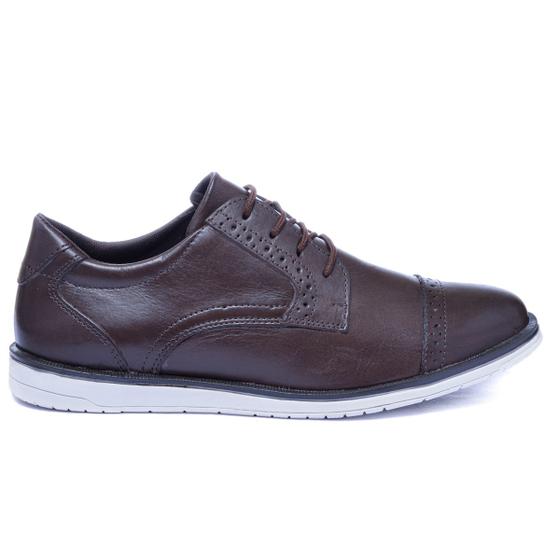 Imagem de Sapato Oxford Brogue Premium em Couro Confort de Luxo