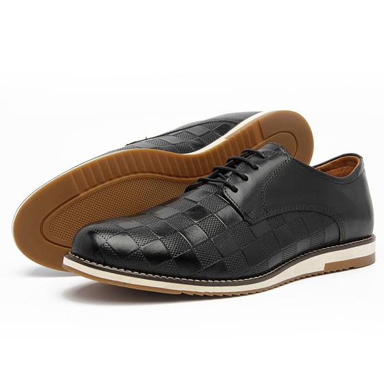 Imagem de Sapato Oxford Masculino Casual Social Formal Couro Confort 37 ao 44