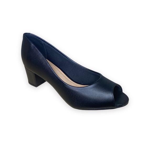 Imagem de Sapato Peep Toe Beira Rio Salto Baixo Grosso 4777400