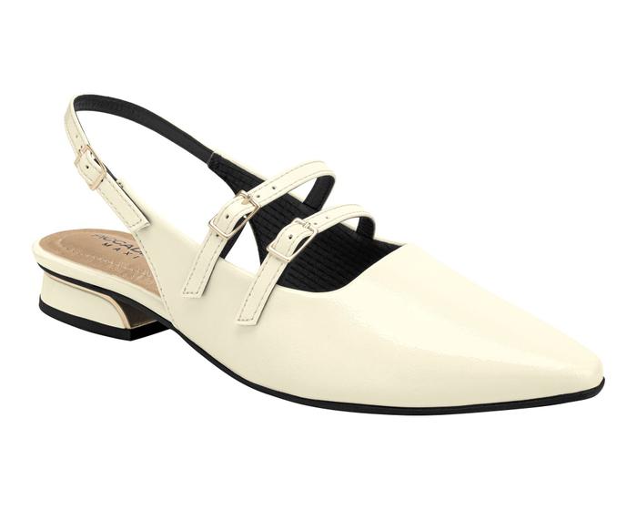 Imagem de Sapato Piccadilly Feminino SlingBack Off White 2790331