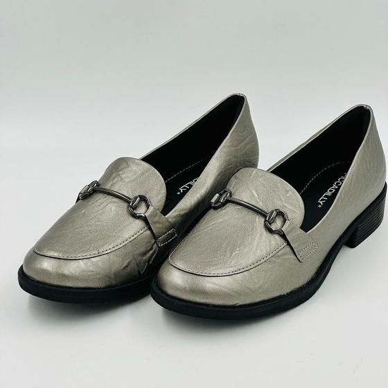 Imagem de Sapato Piccadilly Loafer Metalizado Feminino