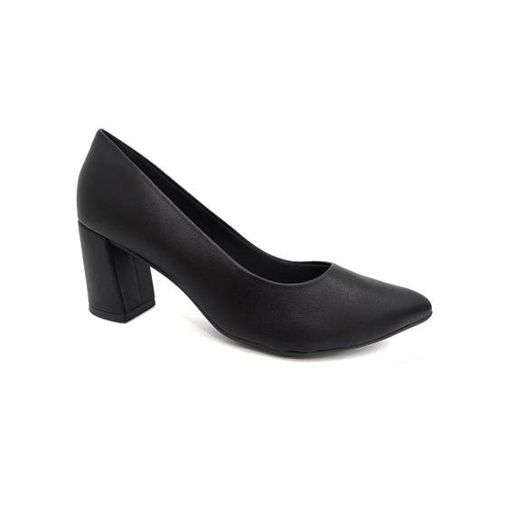 Imagem de Sapato Piccadilly Scarpin 745135 Preto Fosco