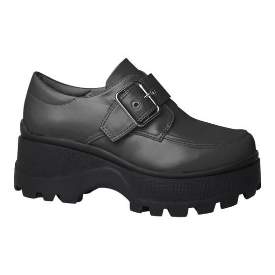 Sapato Feminino Oxford Plataforma Quiz Sapato Oxford Quiz Flatform