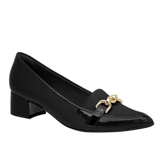 Sapato Salto Médio Preto - PICCADILLY - Calçados Femininos - Magazine Luiza