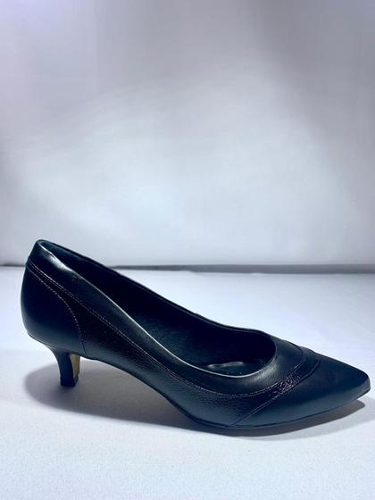 Imagem de Sapato Scarpin Feminino Viggui Preto Bico Fino VAL05 (65436)