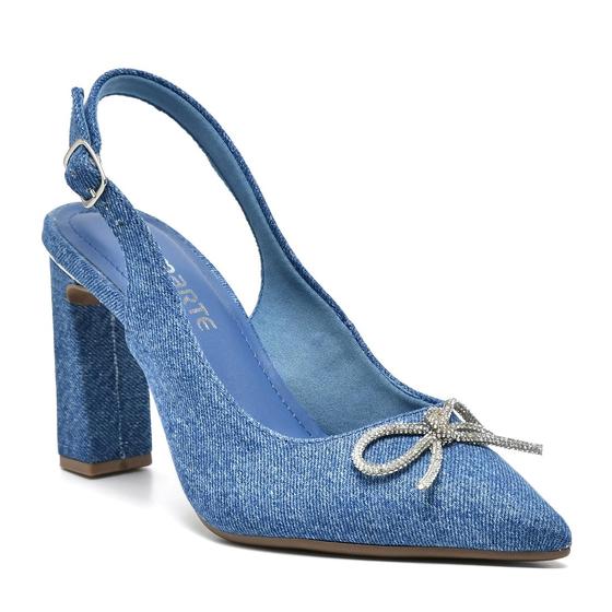 Imagem de Sapato Scarpin Via Marte Jeans Salto Bloco Slingback 23-11705