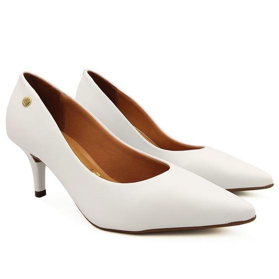 Sapato Scarpin Sapato Branco Verniz Feminino Sapato Scarpin