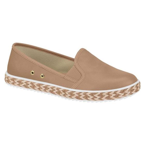 Imagem de Sapato Slip On Feminino Iate Casual Com Detalhe em Corda Moleca 5738.100