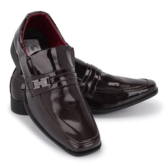 Imagem de Sapato Social Casual Homem Moderno Bico Quadrado Oxford Modelo Elegante Esporte Fino