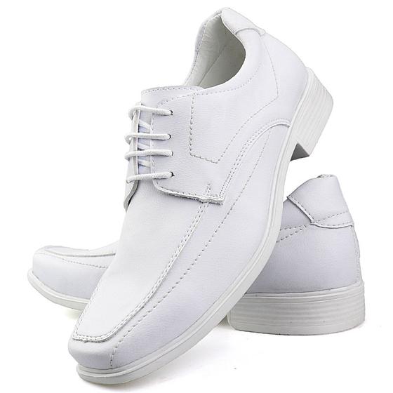 Sapato Branco Sapato Social Masculino Antistress Sapato Hospitalar
