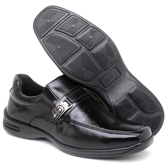 Imagem de Sapato social  fivela masculino confortável estilo- Store P.B SL103