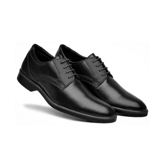 Sapato Social Masculino Bico Redondo Cadarço Confortável Menor preço em Sapato Social Masculino Bico Redondo Cadarço Confortável