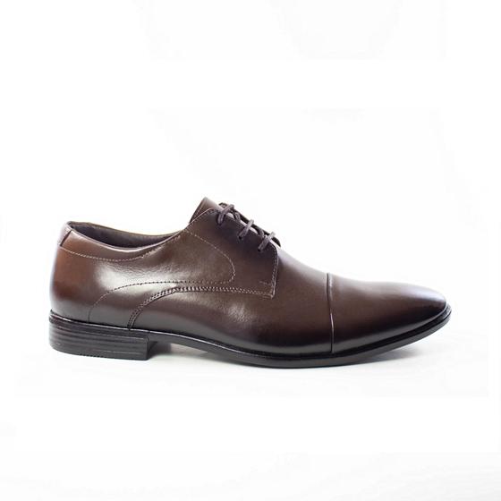 Imagem de Sapato Social Masculino Clássico em Couro Hampton Italiano Derby Premium Oxford