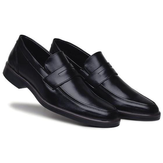 Imagem de Sapato Social Masculino Confortável Elegante Estiloso Formal Design Italiano Sport Fino Moderno