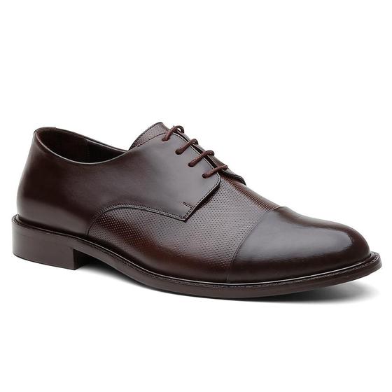 Sapato Social Masculino Derby Couro Cadarço Macio Menor preço em Sapato Social Masculino Derby Couro Cadarço Macio