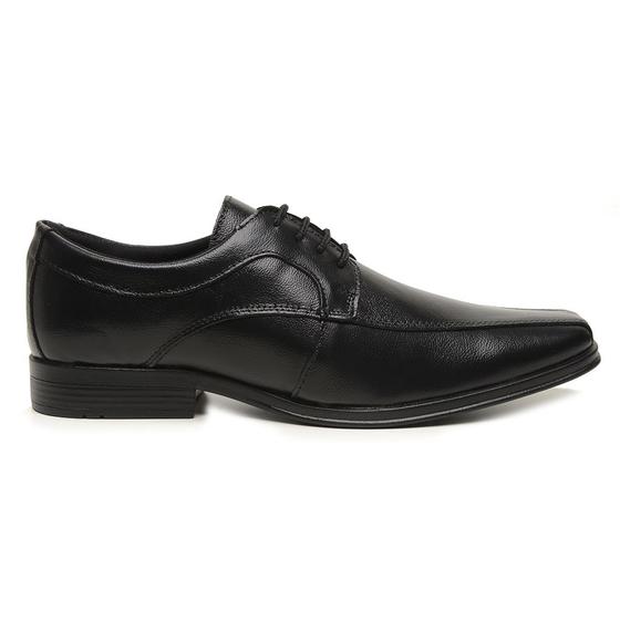 Imagem de Sapato Social Masculino Em Couro Italiano Confortável Bico Quadrado Macio Formal Elegante