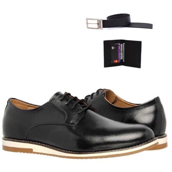 Sapato Social Masculino Em Couro Oxford Casual Kit Menor preço em Sapato Social Masculino Em Couro Oxford Casual Kit