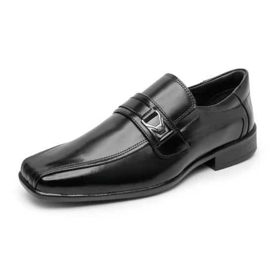 Imagem de Sapato Social Masculino Linha Sport Fino Confortavel Elegante Macio Elastico com Metal