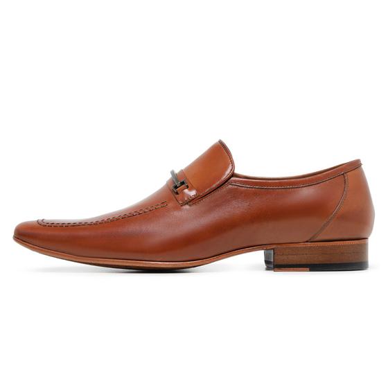 Imagem de Sapato Social Masculino Loafer Paulo Vieira - 125 - Caramelo