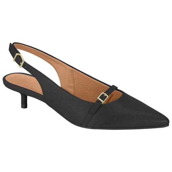 Imagem de Sapato Vizzano Scarpin Slingback Preto Versátil 1441103