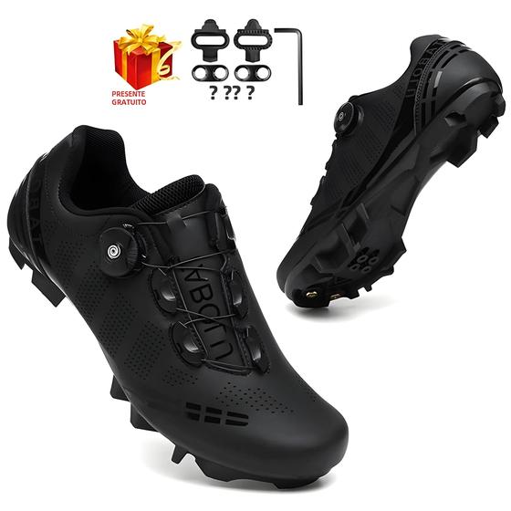 Imagem de Sapatos de Ciclismo MTB Unissex - Sapatos de Estrada e Trilha para Homens e Mulheres