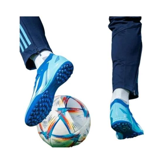 Imagem de Sapatos de Futebol Masculino Profissionais - Chuteiras para Interior e Exterior